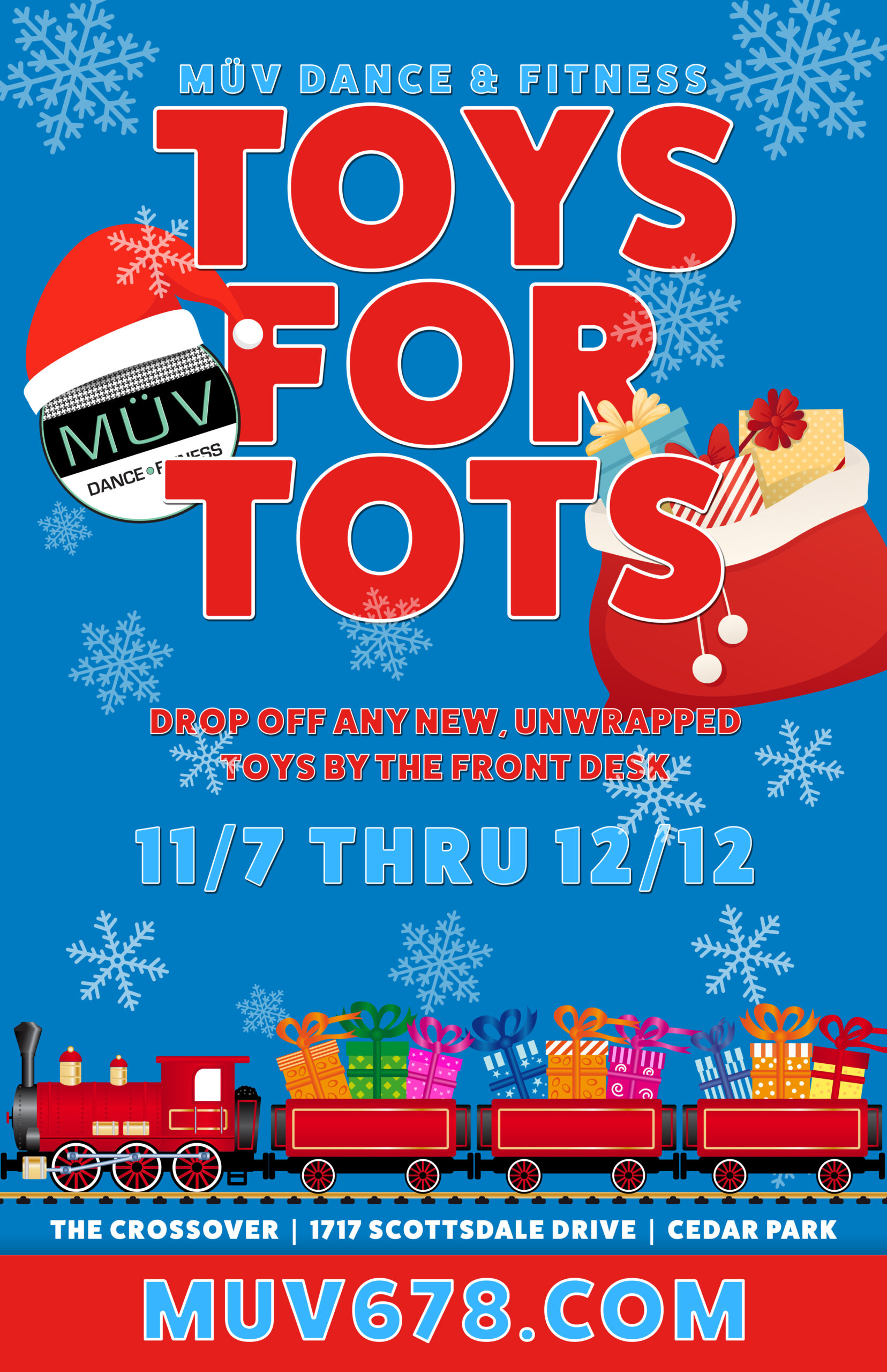 Toys For Tots 2022 Müv Dance & Fitness