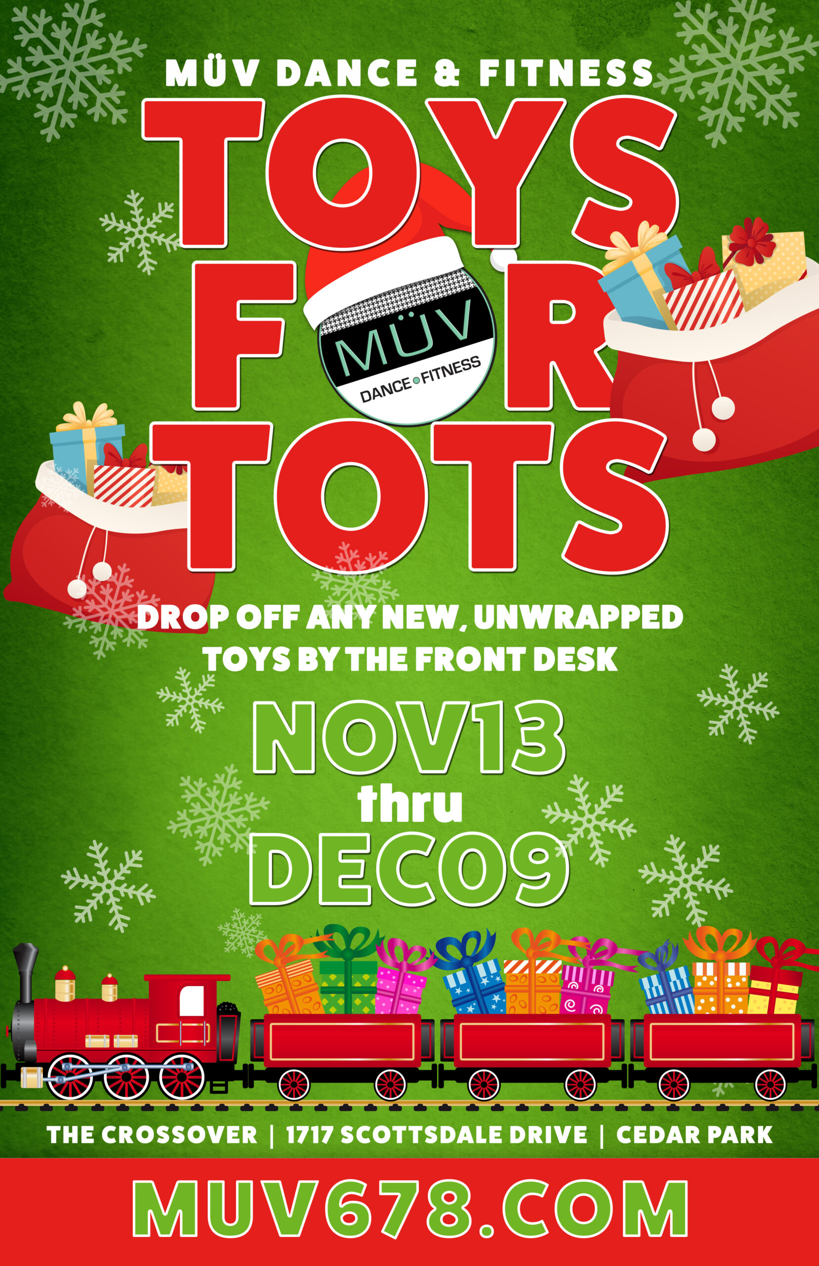 Toys For Tots Müv Dance Fitness